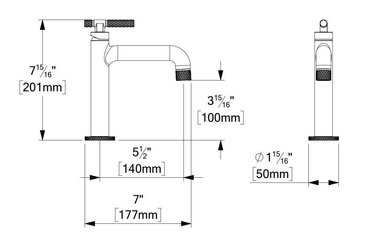 Tenzo BELLACIO-F 11 Single Hole Lavatory Faucet With Drain