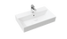 Streamline Cavalli Rectangular Sit-on or Wall Mount Basin Bathroom Sink 27-1/2