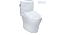 Toto Aquia IV Cube - Washlet + S7 Two-piece Toilet - 1.28 GPF & 0.9 GPF