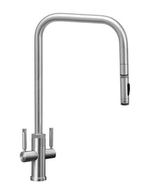 Waterstone Two Handle Fulton Industrial Extended Reach Plp Pulldown Faucet – Toggle Sprayer (10202)