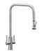 Waterstone Two Handle Fulton Industrial Extended Reach Plp Faucet – Lever Sprayer (10252)