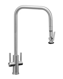 Waterstone Two Handle Fulton Modern Extended Reach Plp Faucet – Lever Sprayer (10352)