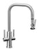 Waterstone Two Handle Fulton Modern Plp Pulldown Faucet – Lever Sprayer – Angled Spout (10372)