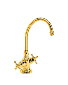Waterstone Hampton Hot and Cold Filtration Faucet – Cross Handles 1250HC