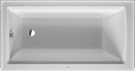 Duravit Bathtub With Tile Flange And Apron 60x32, LH, White (19 1/4") - 700354000000090