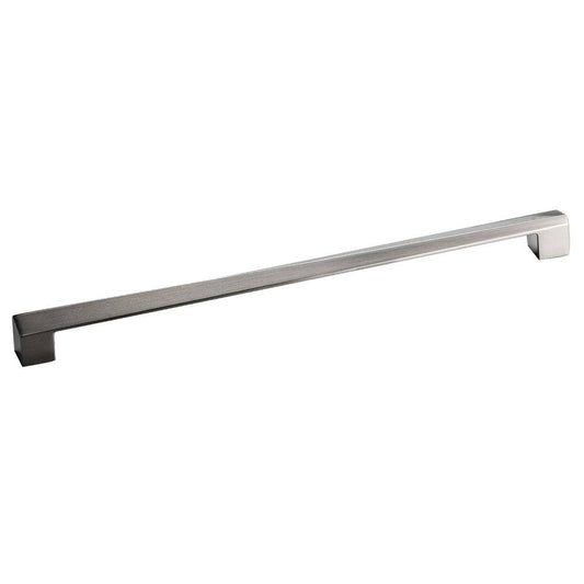 Pomelli Designs Loretto 12 Inch Cabinet Pull Handle- Brushed Nickel - Renoz