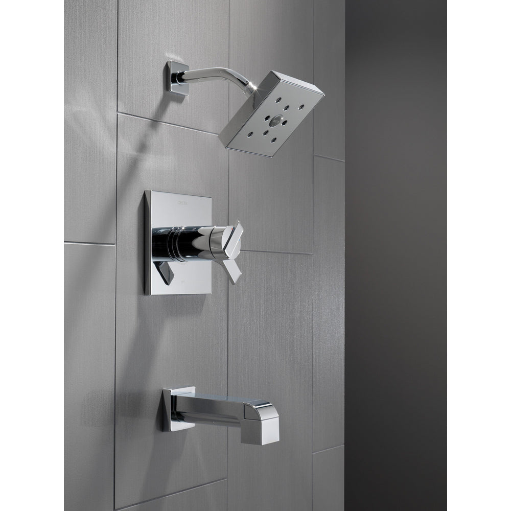 Delta ARA Monitor 17 Series H2Okinetic Tub & Shower Trim -Chrome (Valve Sold Separately)