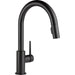 Delta TRINSIC Single Handle Pull-Down Kitchen Faucet- Matte Black