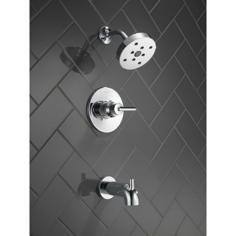 Delta TRINSIC Monitor 14 Series H2Okinetic Tub & Shower Trim -Chrome (Valve Sold Separately)