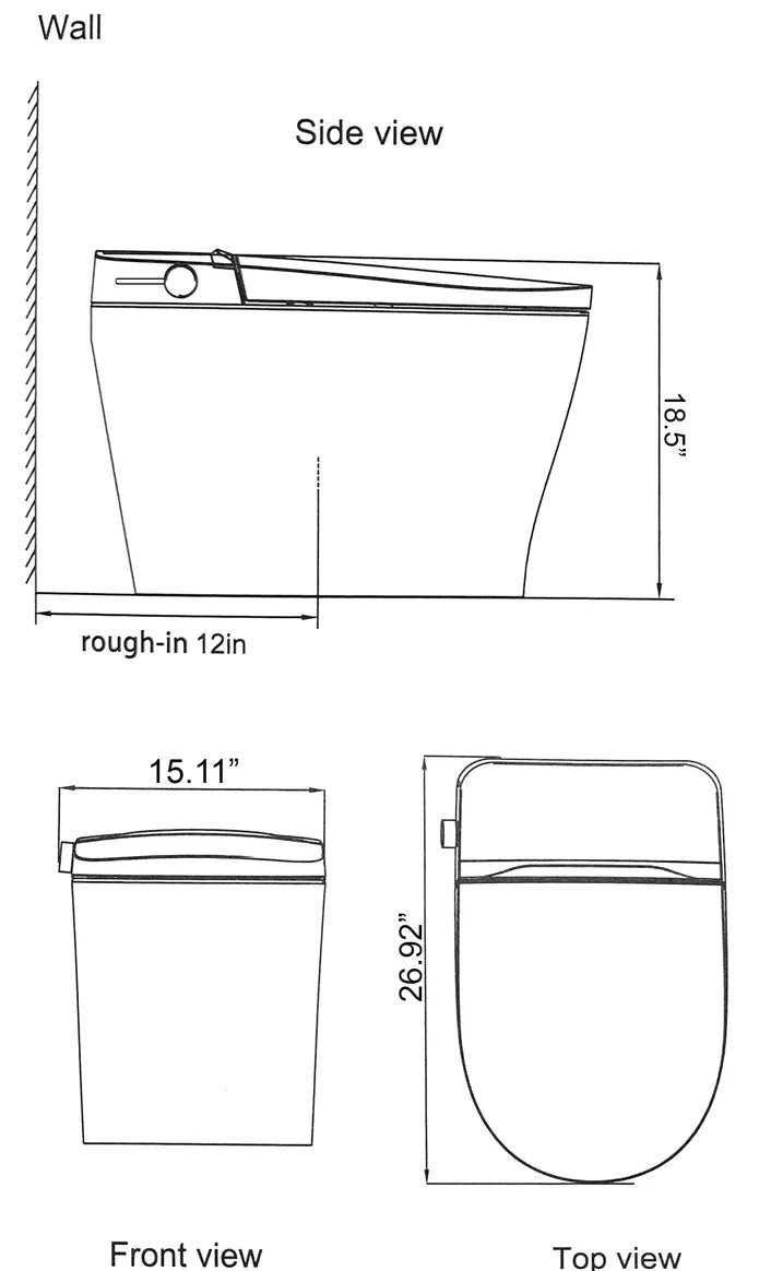 Equinox Smart Toilet All-In-One Integrated