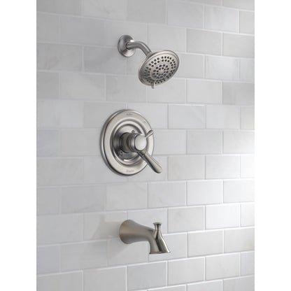 Delta LAHARA Monitor 17 Series Tub & Shower Trim -Stainless Steel (Valves Not Included)