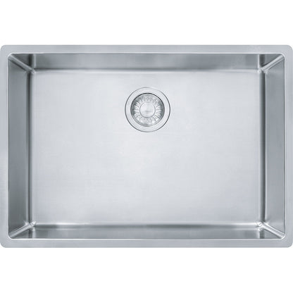 Franke Cube 26.62" x 17.68" 1 Bowl Undermount Kitchen Sink Stainless Steel - Renoz