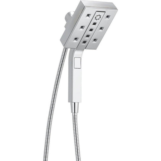 Delta H2Okinetic In2ition 4-Setting Two-in-One Shower- Lumicoat Chrome