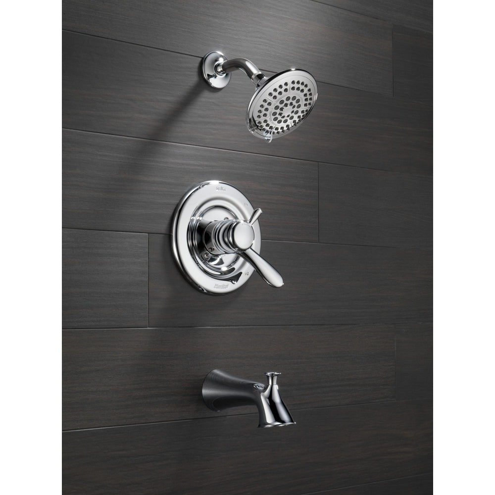 Delta LAHARA Monitor 17 Series Tub & Shower Trim -Chrome (Valves Not Included)