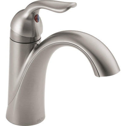 Delta LAHARA Single Handle Bathroom Faucet- Stainless