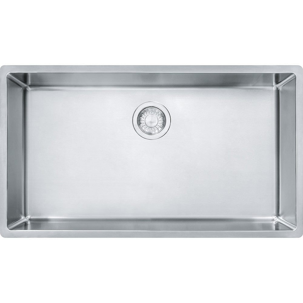 Franke Cube 31.56" x 17.75" Single Bowl Undermount Kitchen Sink Stainless Steel - Renoz