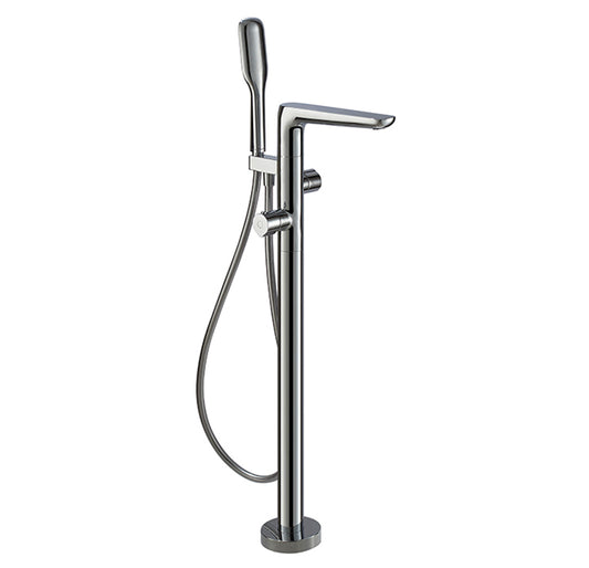 Cabano GENERATION Thermostatic Floor Mount Tub Filler With Hand Shower