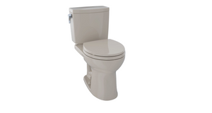 Toto Drake II Two-piece Toilet, Round Bowl, 1.0 GPF  (Bone)