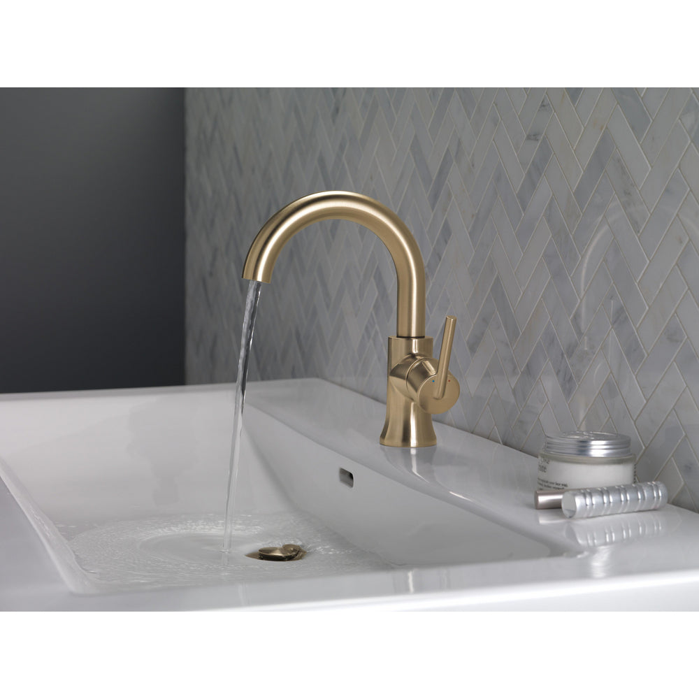 Delta TRINSIC Single Handle Bathroom Faucet- Champagne Bronze