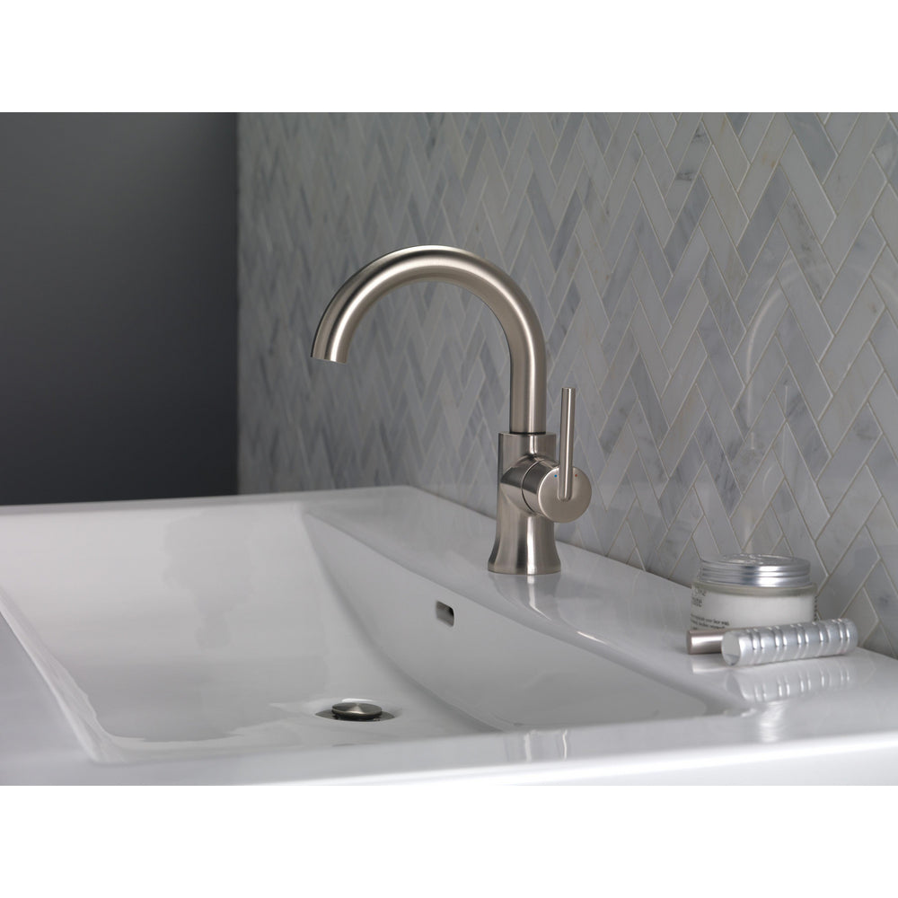 Delta TRINSIC Single Handle Bathroom Faucet- Stainless