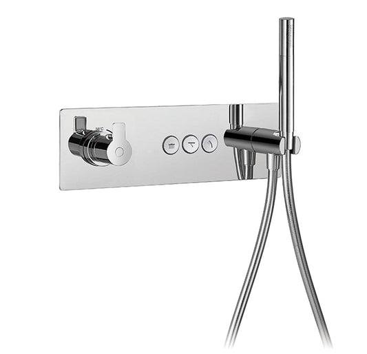 Cabano H30 Thermostatic Wall Mount Shower Mixer With Hand Shower 3 Functions