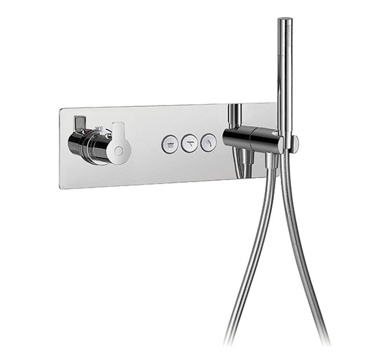 Cabano H30 Thermostatic Wall Mount Shower Mixer With Hand Shower 3 Functions