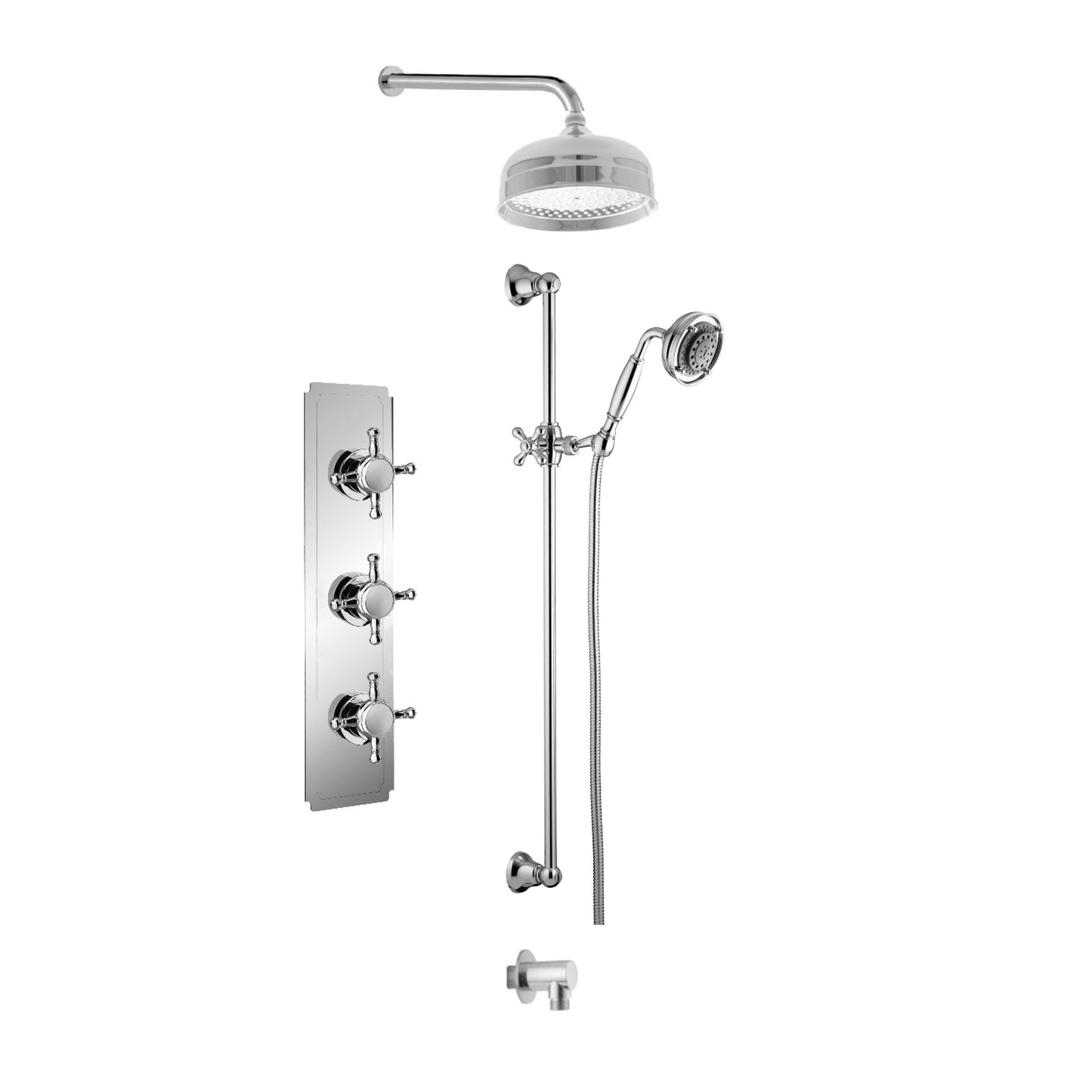 Aquadesign Products Shower Kit (Queen 3712QX) - Chrome