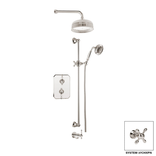 Aquadesign Products Shower Kit (Chopin 37CHL) - Polished Nickel