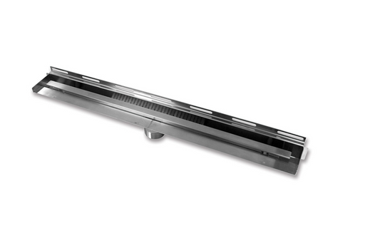 Rubi Scolo Linear Shower Drain length 1080mm in Brushed Stainless Steel - RDL404IB