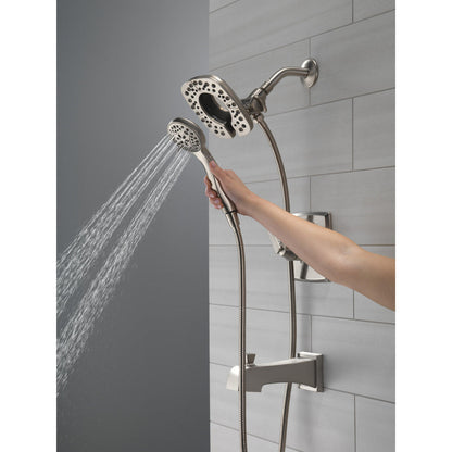 Delta ASHLYN Monitor 17 Series Two-in-One Shower Trim with In2ition -Stainless Steel (Valve Sold Separately)