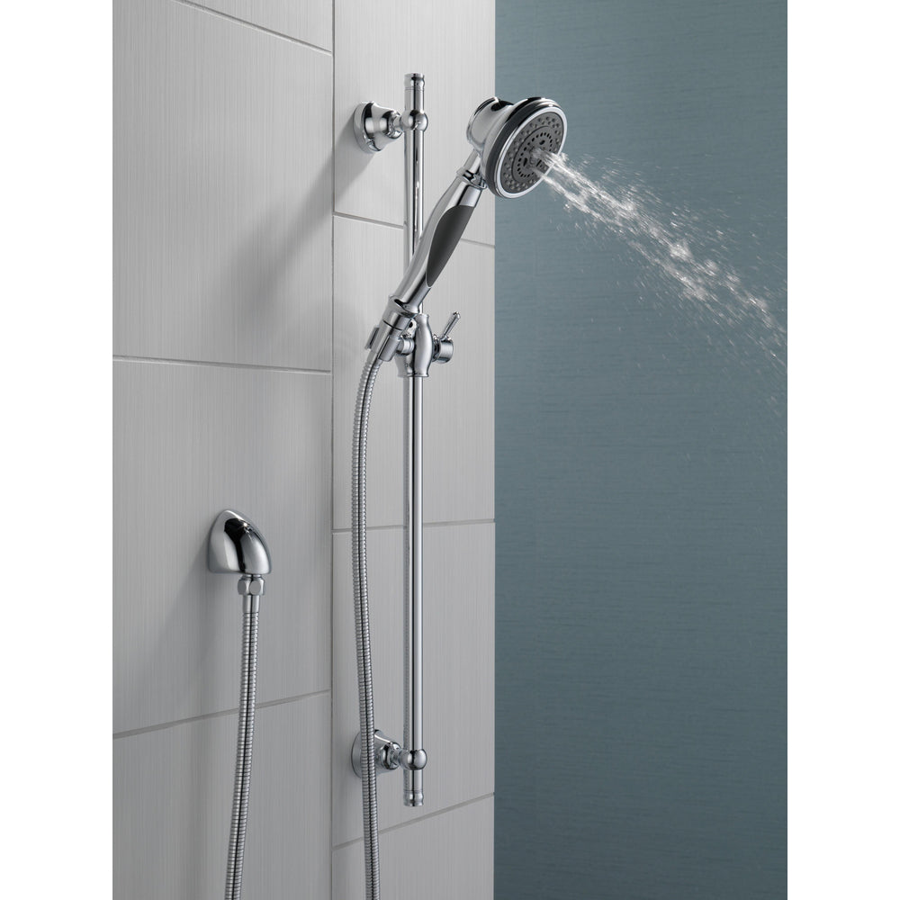 Delta Premium 3-Setting Slide Bar Hand Shower- Chrome