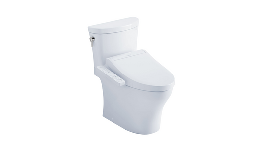 Toto Aquia IV Arc Washlet+ C2 Two Piece Toilet UnIVersal Height 1.28 & 0.9 GPF