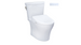 Toto Aquia IV Arc Washlet+ S7 Two Piece Toilet UnIVersal Height 1.28 & 0.9 GPF