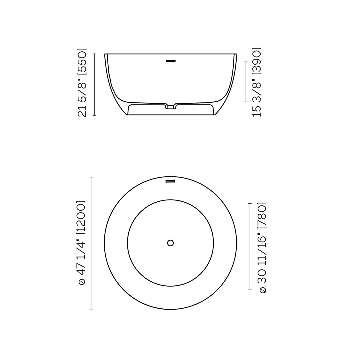 StoneTouch Centerpiece Bathtub