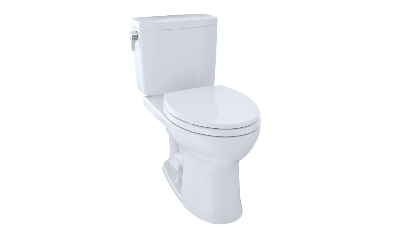Drake II Two-Piece Toilet Elongated Bowl 1.0 GPF Right-Hand Lever