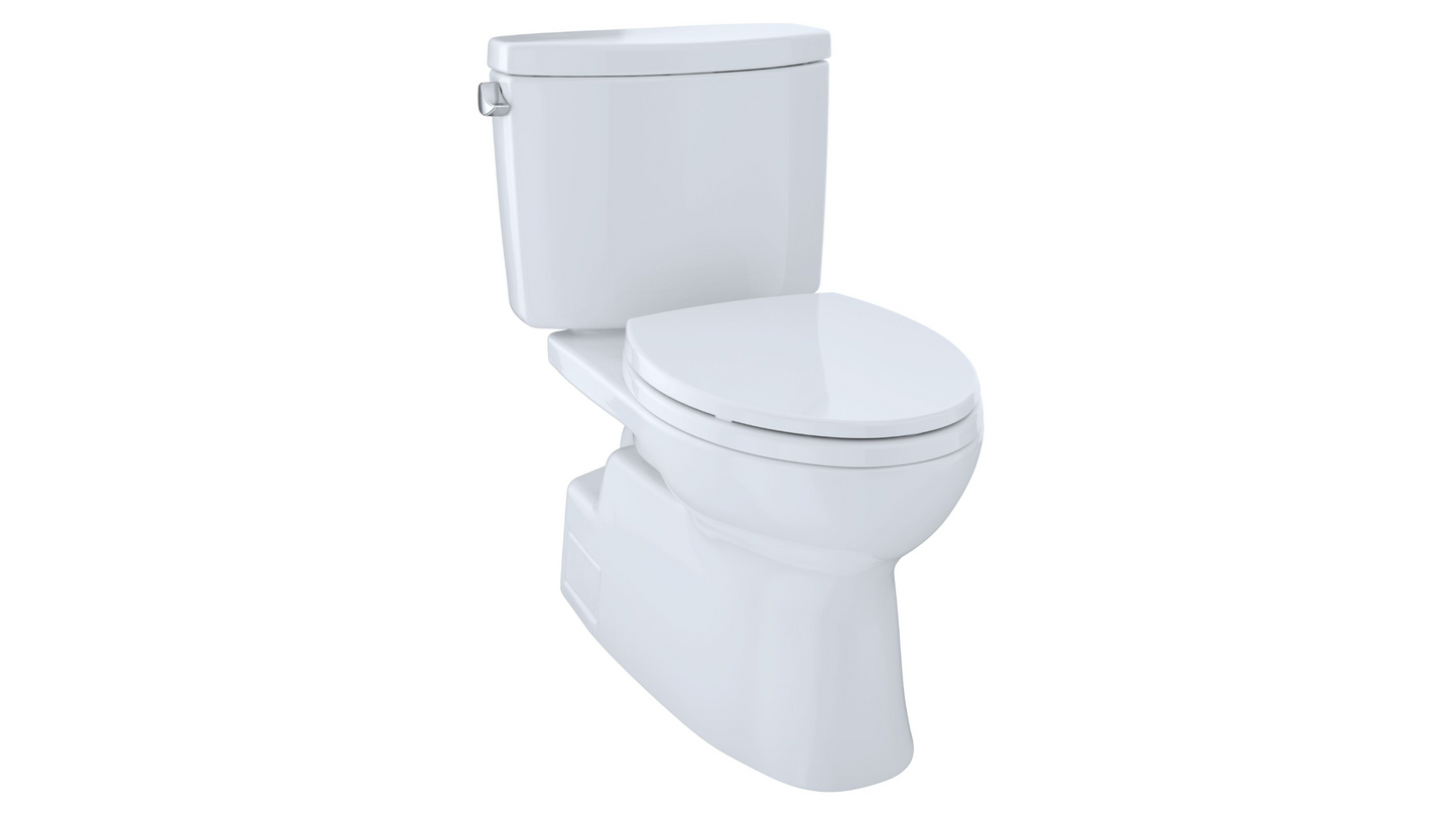 Vespin II Two-Piece Toilet Elongated Bowl 1.28 GPF Right-Hand Lever