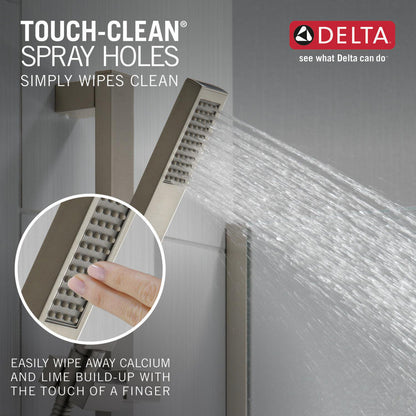 Delta VERO Premium Single-Setting Slide Bar Hand Shower- Stainless Steel