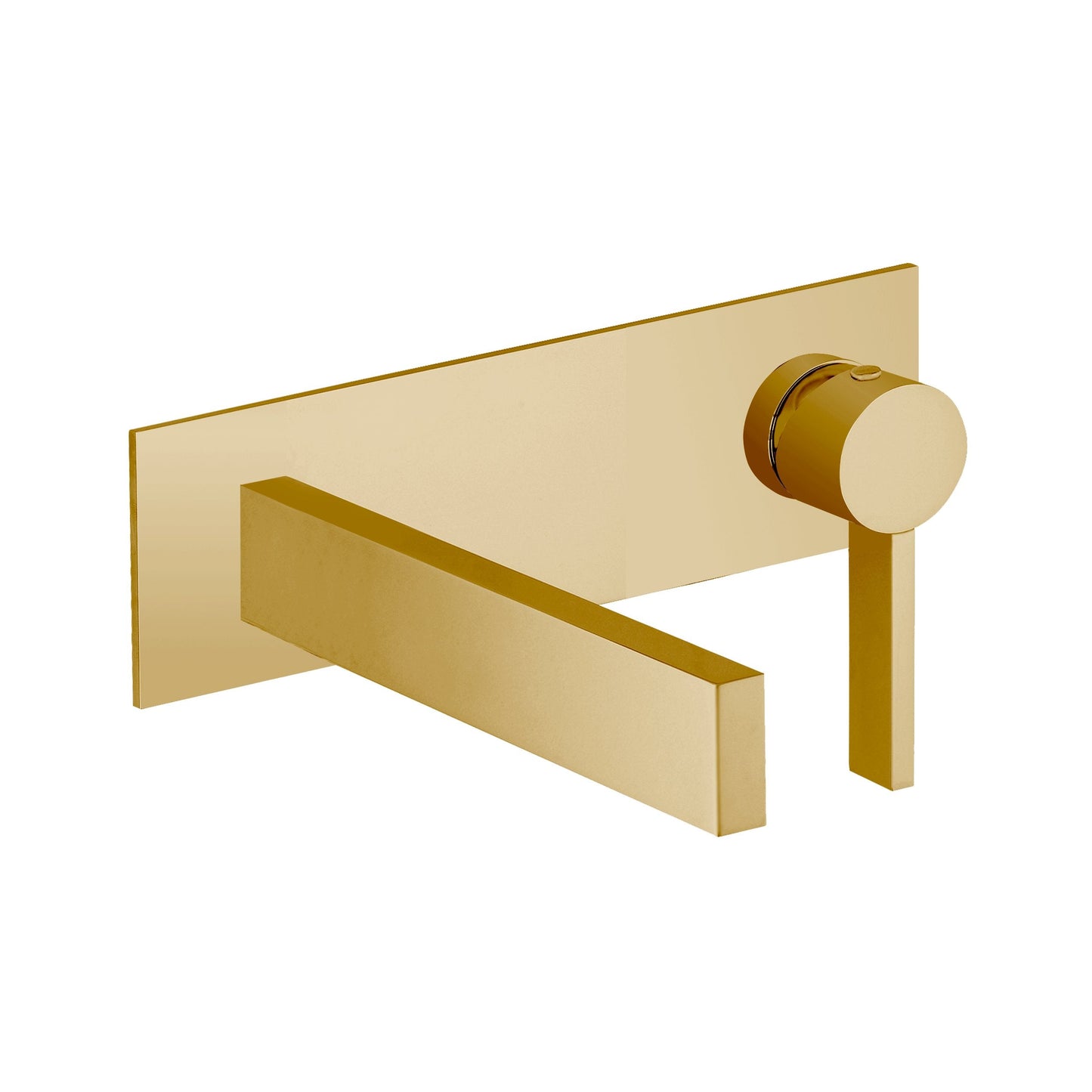 Aquadesign Products Wall Mount Basin – Drain Not Included (Caso 500021) - Brushed Gold