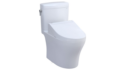 Toto Aquia  IV Cube - Washlet + C5 Two-piece Toilet - 1.28 GPF & 0.9 GPF