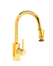 Waterstone Contemporary Prep Size PLP Pulldown Faucet – Lever Sprayer – Angled Spout 5940
