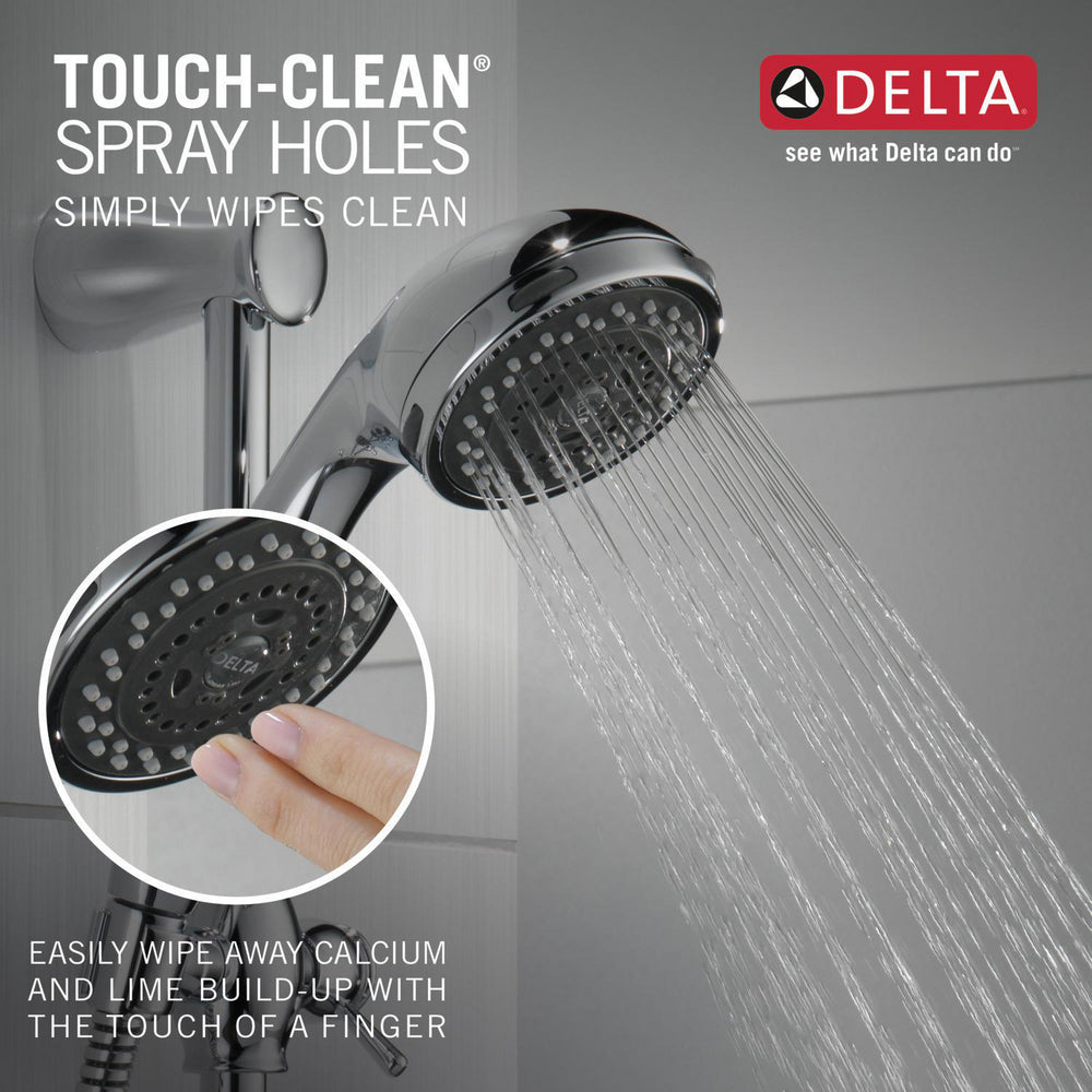 Delta Premium 3-Setting Slide Bar Hand Shower- Chrome