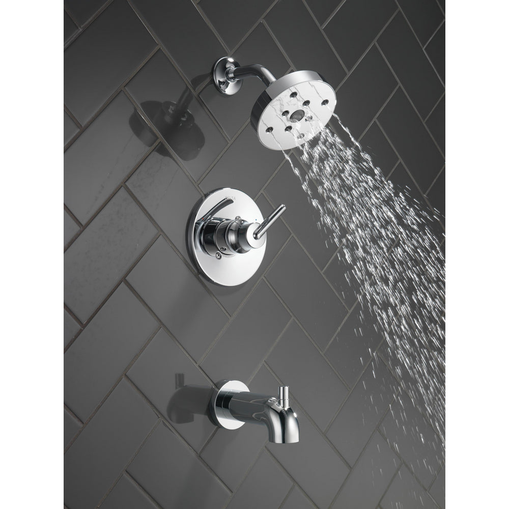 Delta TRINSIC Monitor 14 Series H2Okinetic Tub & Shower Trim -Chrome (Valve Sold Separately)