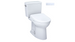 Toto Drake Washlet + S7 Two-piece Toilet - 1.28 GPF (UnIVersal Height)