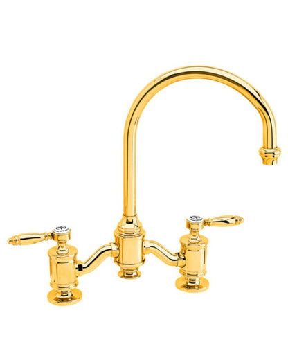 Waterstone Hampton Bridge Faucet – Lever Handles 6300