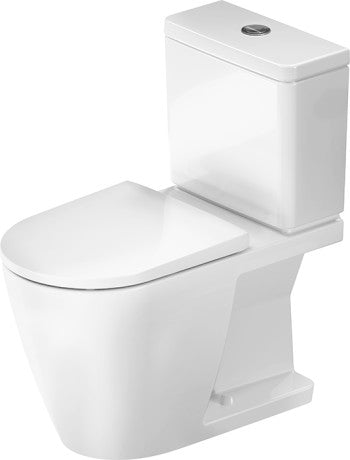 Duravit Two-Piece Toilet Bowl, Less Seat, White - 2006010085