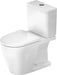 Duravit Two-Piece Toilet Bowl, Less Seat, White - 2006010085