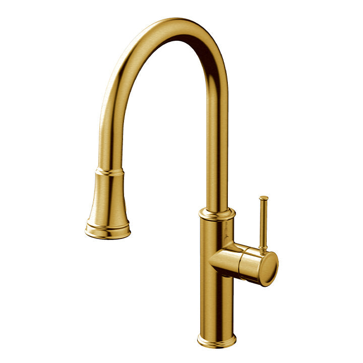 AquaBrass Margherita Pull-down Dual Stream Mode Kitchen Faucet