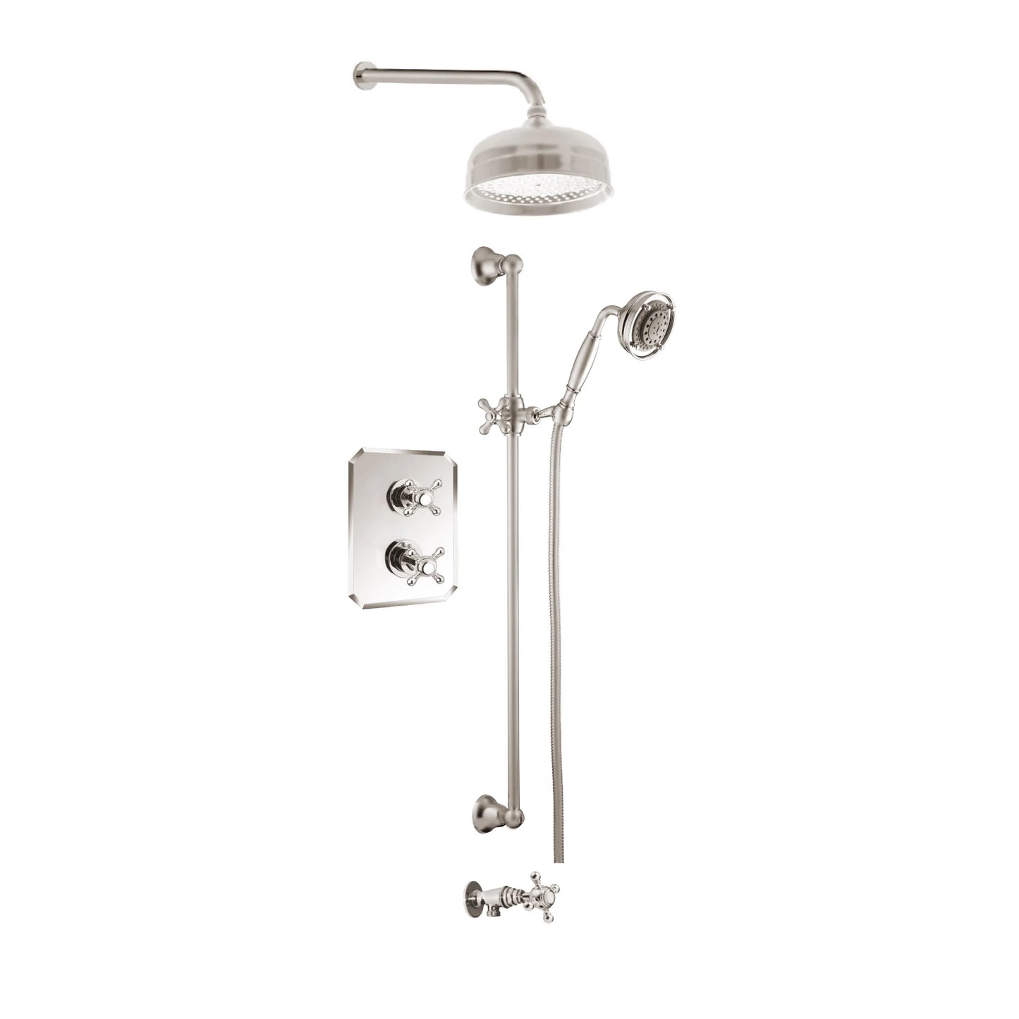 Aquadesign Products Shower Kit (Julia 37JX) - Brushed Nickel