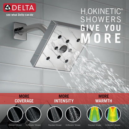 Delta ARA Monitor 14 Series H2Okinetic Tub & Shower Trim -Chrome (Valve Sold Separately)