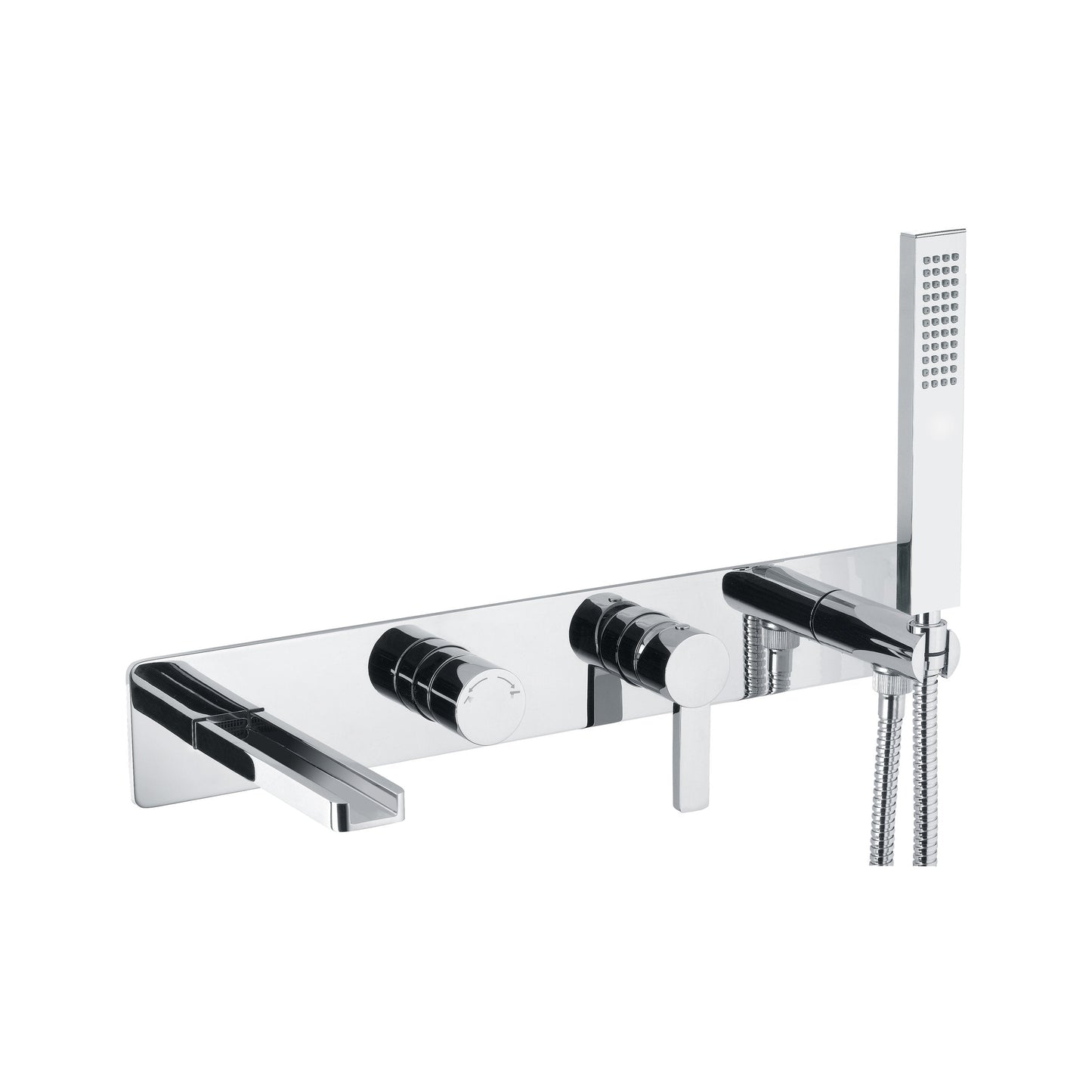 Aquadesign Products Wall Mount Bath (Aqua 700016) - Chrome